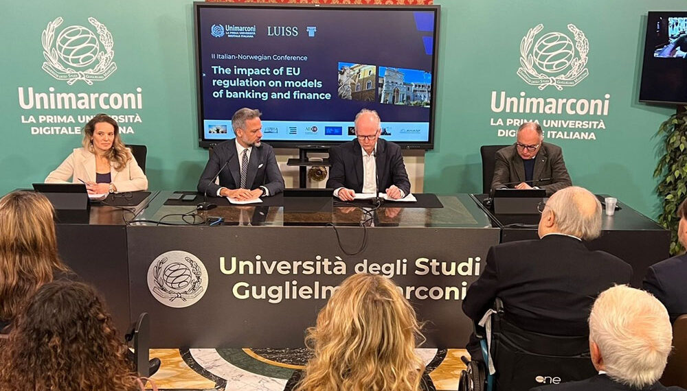 UniMarconi ospita la conferenza Italo-Norvegese: dialogo sulle politiche bancarie