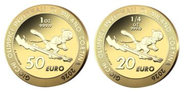 Monete d’oro di Milano Cortina 2026 da 20 e 50 euro in vendita, come acquistarle