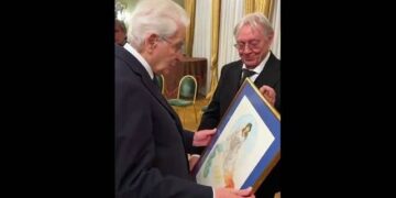 Mattarella incontra a Verona il disegnatore Milo Manara: “La repubblica è sempre giovane”
